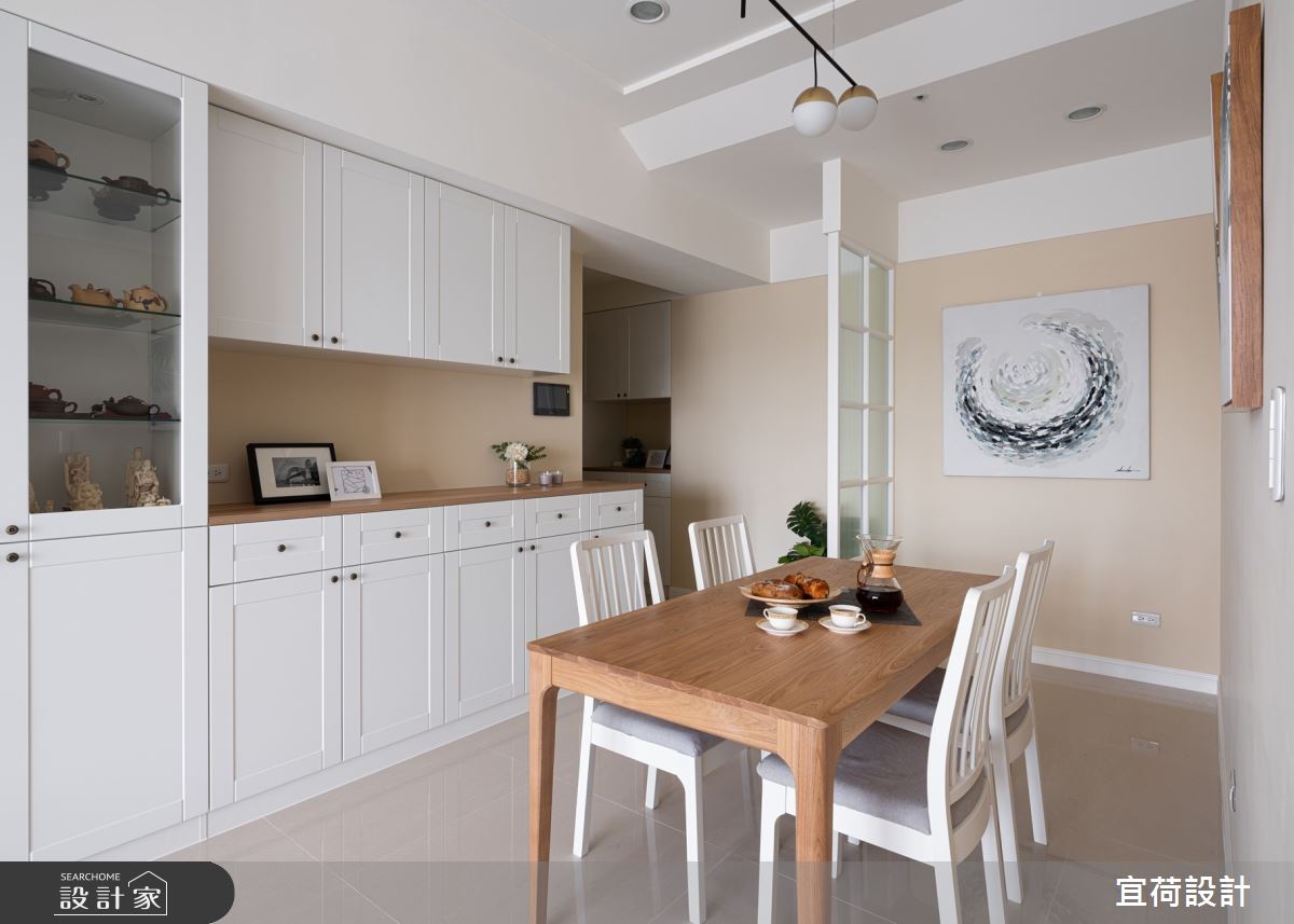 45坪新成屋(5年以下)＿鄉村風玄關餐廳案例圖片＿宜荷設計＿宜荷_春漾之18