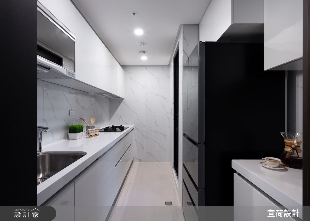 45坪新成屋(5年以下)＿鄉村風廚房案例圖片＿宜荷設計＿宜荷_春漾之19