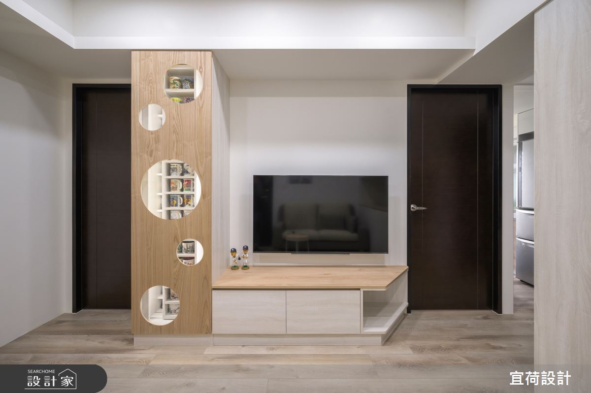 15坪預售屋＿簡約風客廳案例圖片＿宜荷設計＿宜荷_恬淡之2