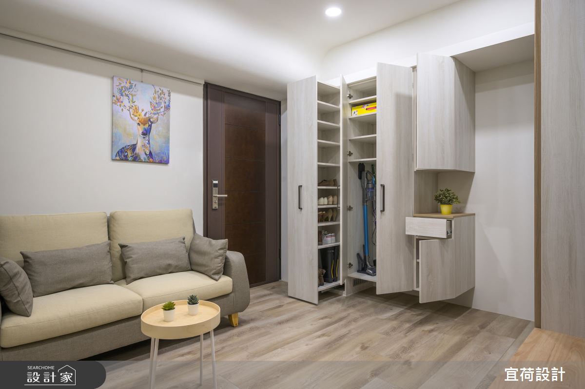 15坪預售屋＿簡約風玄關客廳案例圖片＿宜荷設計＿宜荷_恬淡之10