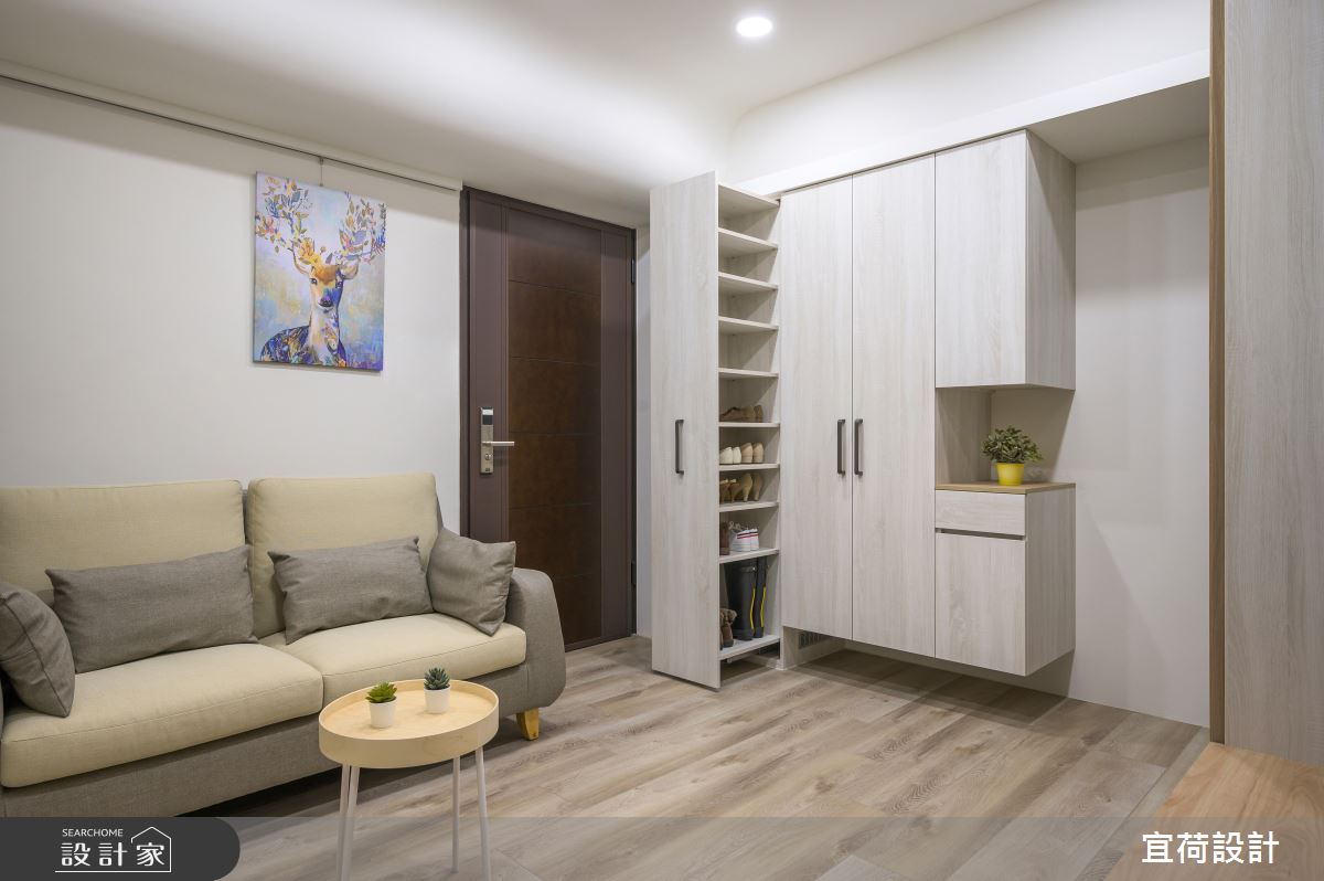 15坪預售屋＿簡約風玄關客廳案例圖片＿宜荷設計＿宜荷_恬淡之11