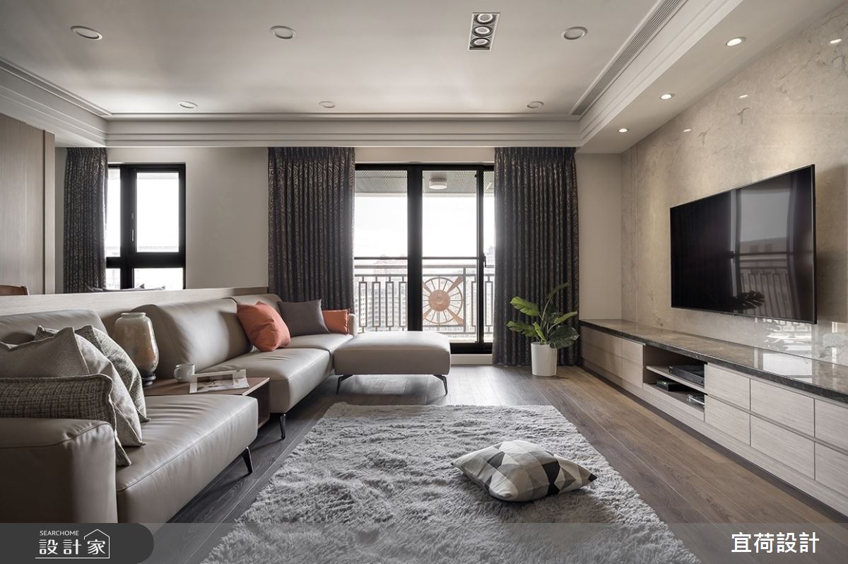 63坪毛胚屋＿人文禪風客廳案例圖片＿宜荷設計＿宜荷_悠然之4