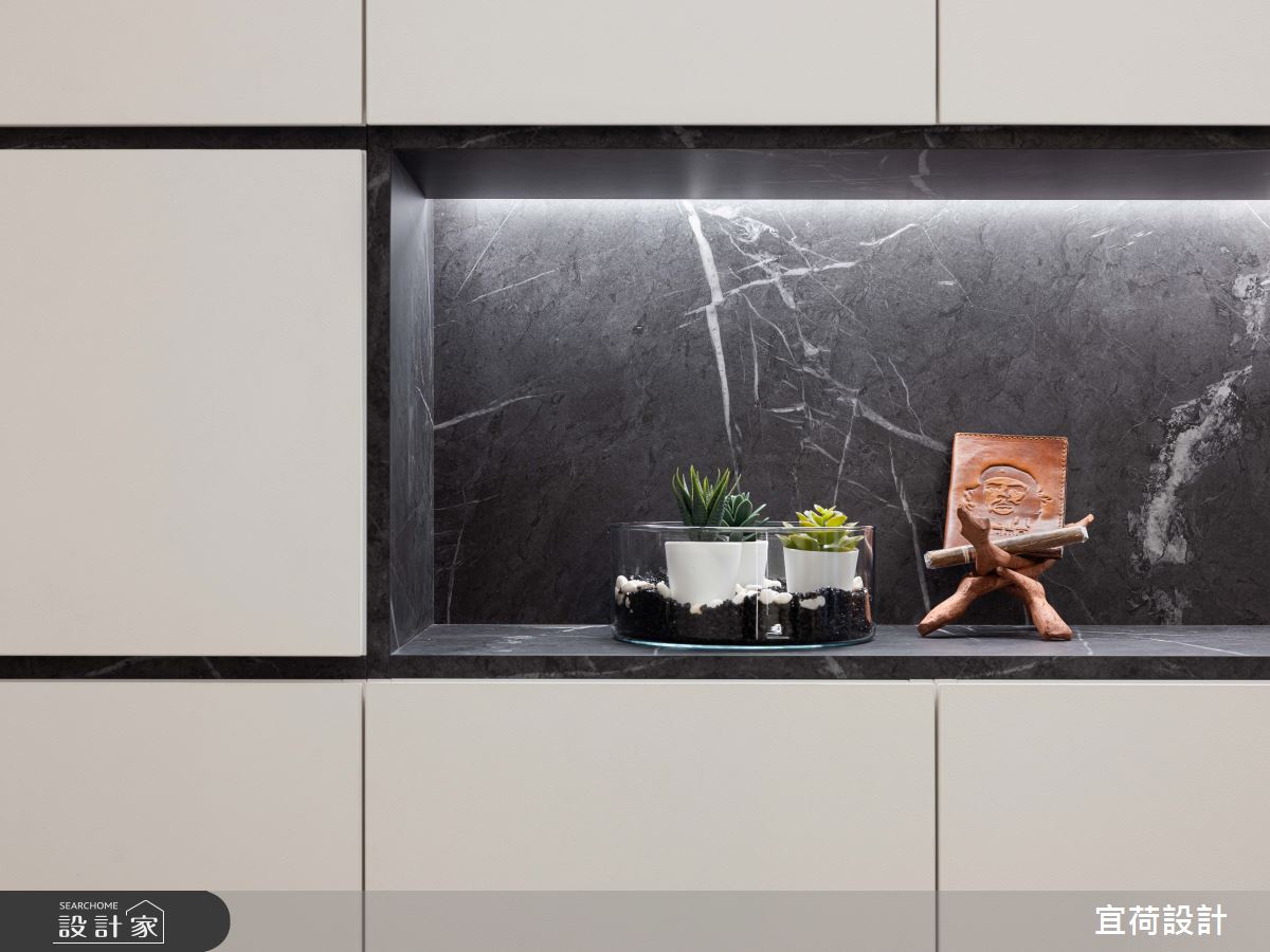 22坪新成屋(5年以下)＿現代風客廳案例圖片＿宜荷設計＿宜荷_軌跡之4