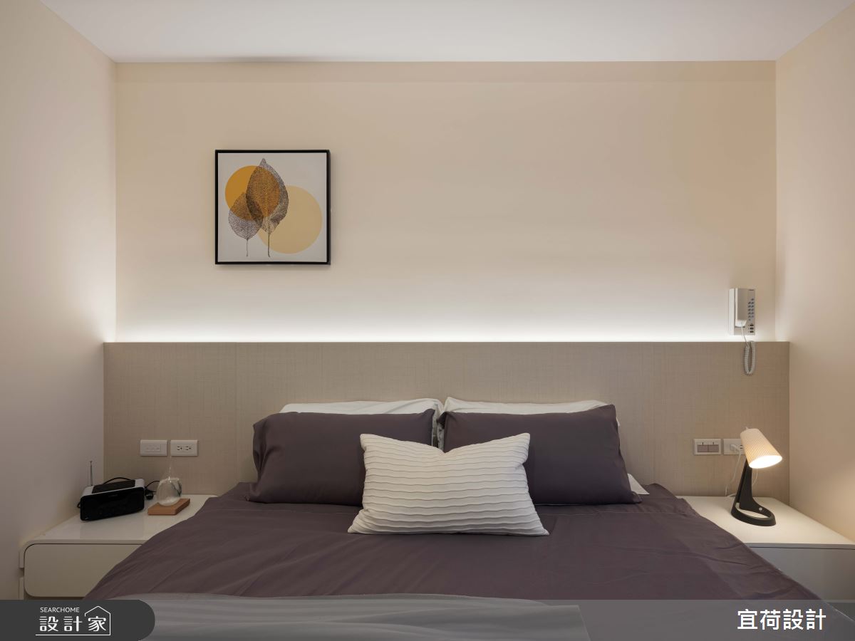 22坪新成屋(5年以下)＿現代風臥室案例圖片＿宜荷設計＿宜荷_軌跡之18