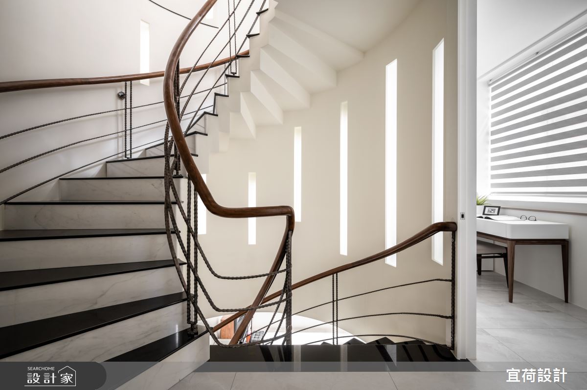 42坪老屋(16~30年)＿現代風樓梯案例圖片＿宜荷設計＿宜荷_歸宿之4
