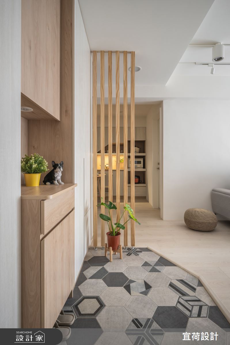 28坪老屋(31~40年)＿日式無印風玄關案例圖片＿宜荷設計＿宜荷_質調之1