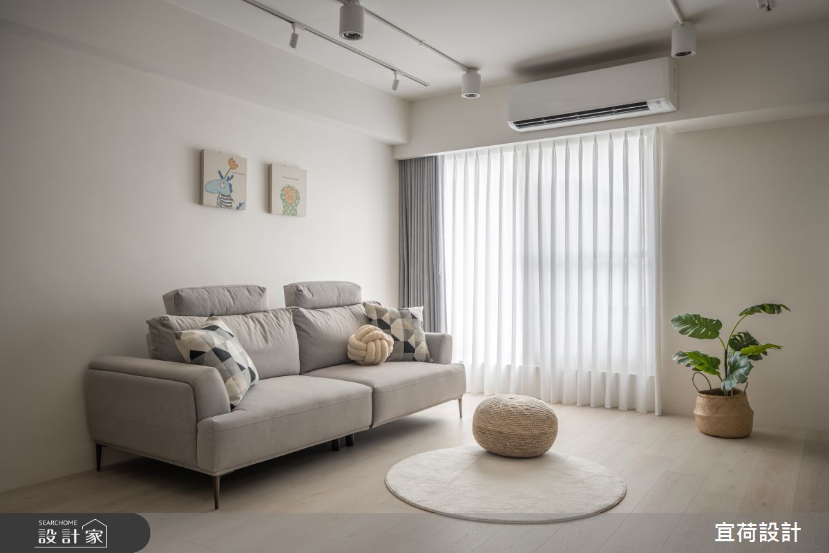 28坪老屋(31~40年)＿日式無印風客廳案例圖片＿宜荷設計＿宜荷_質調之2