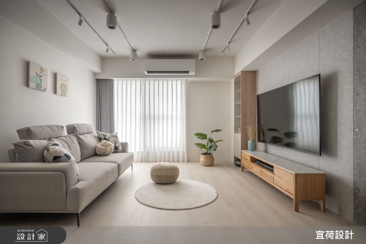 28坪老屋(31~40年)＿日式無印風客廳案例圖片＿宜荷設計＿宜荷_質調之3