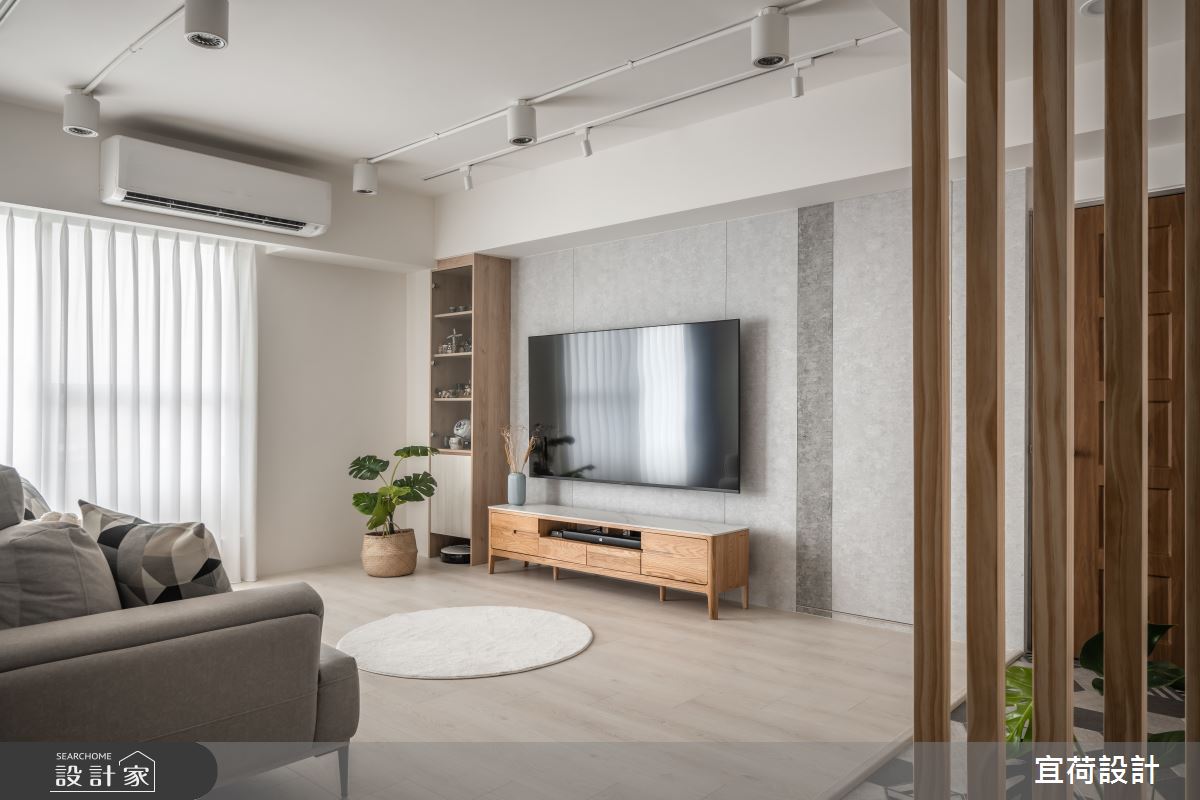 28坪老屋(31~40年)＿日式無印風客廳案例圖片＿宜荷設計＿宜荷_質調之5