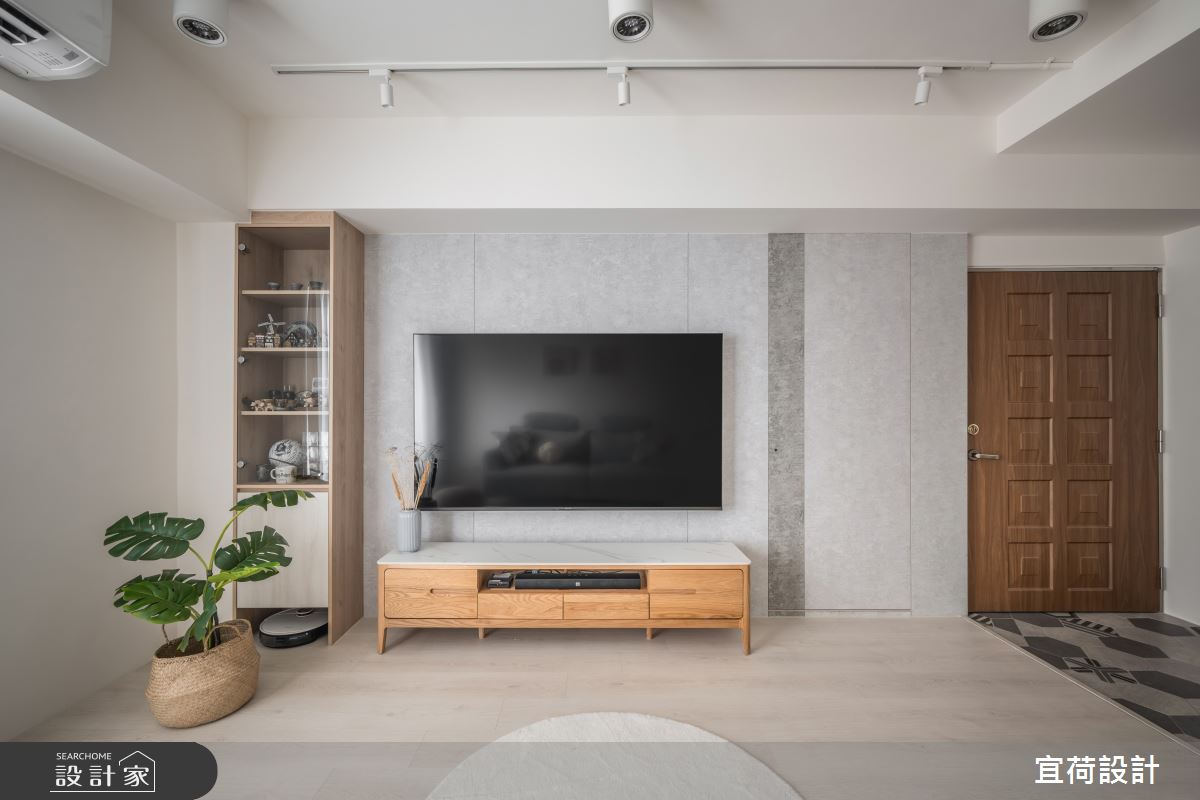 28坪老屋(31~40年)＿日式無印風玄關客廳案例圖片＿宜荷設計＿宜荷_質調之6