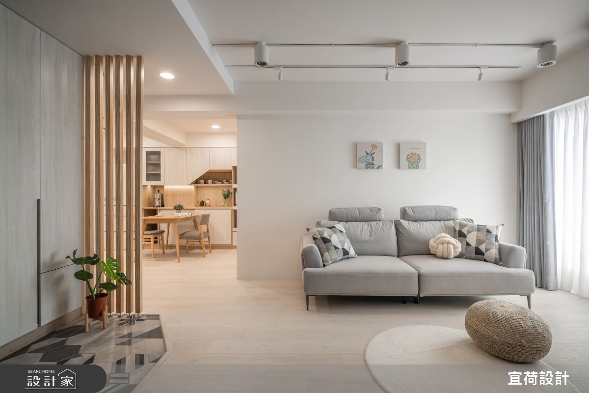 28坪老屋(31~40年)＿日式無印風玄關客廳案例圖片＿宜荷設計＿宜荷_質調之8
