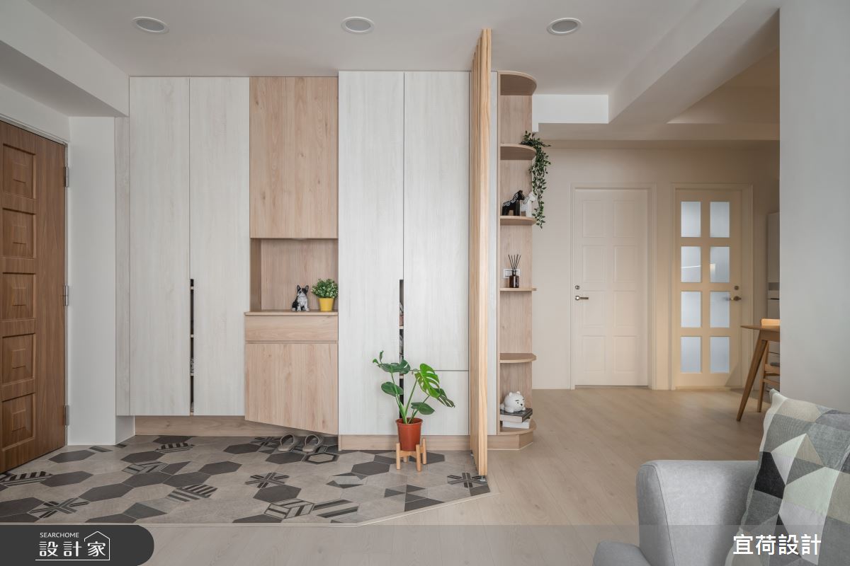 28坪老屋(31~40年)＿日式無印風玄關客廳案例圖片＿宜荷設計＿宜荷_質調之10