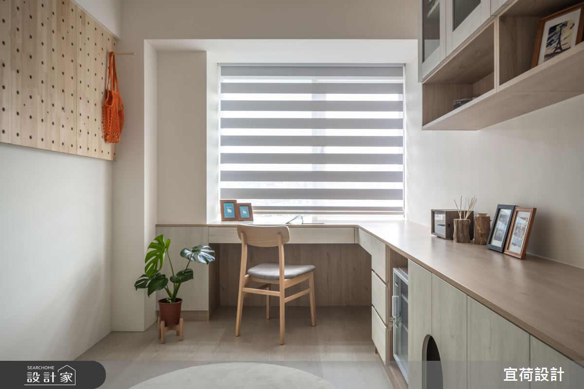 28坪老屋(31~40年)＿日式無印風書房寵物案例圖片＿宜荷設計＿宜荷_質調之19