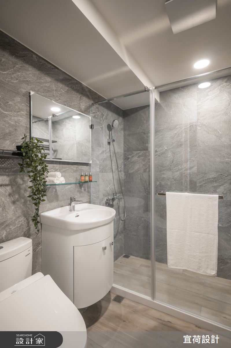 28坪老屋(31~40年)＿日式無印風浴室案例圖片＿宜荷設計＿宜荷_質調之20