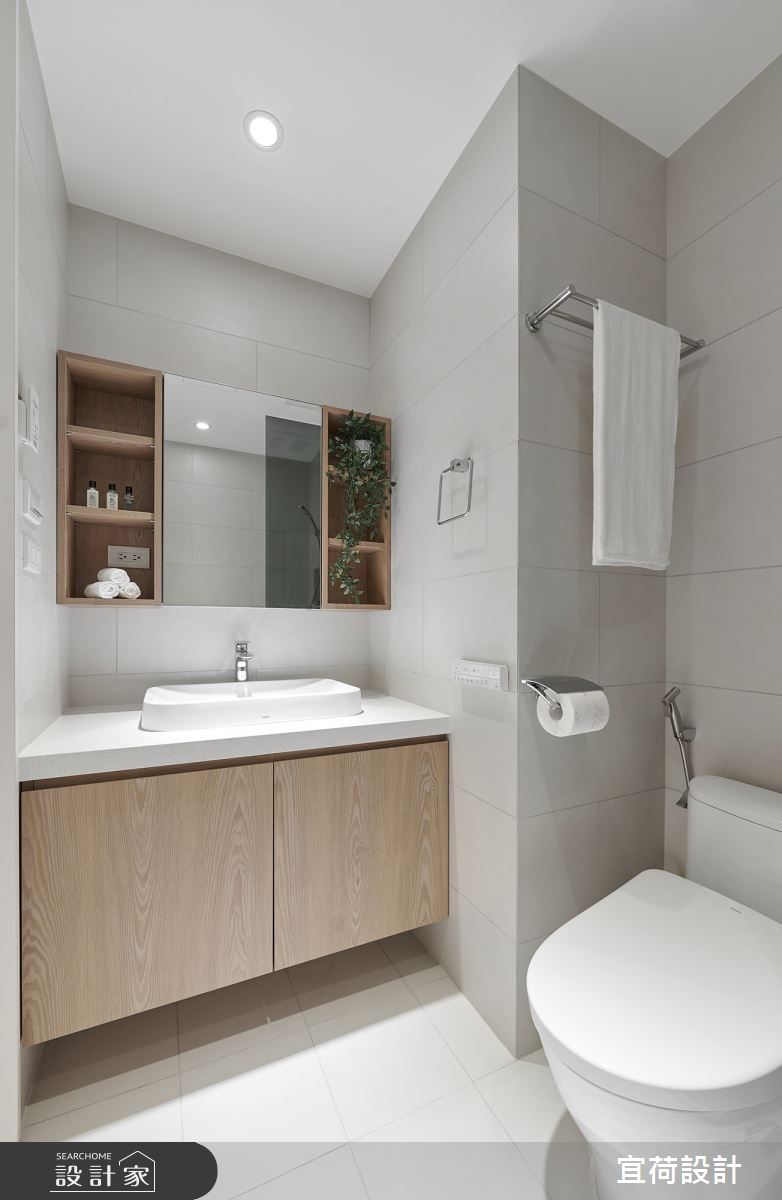 15坪預售屋＿現代風浴室案例圖片＿宜荷設計＿宜荷_Life之10
