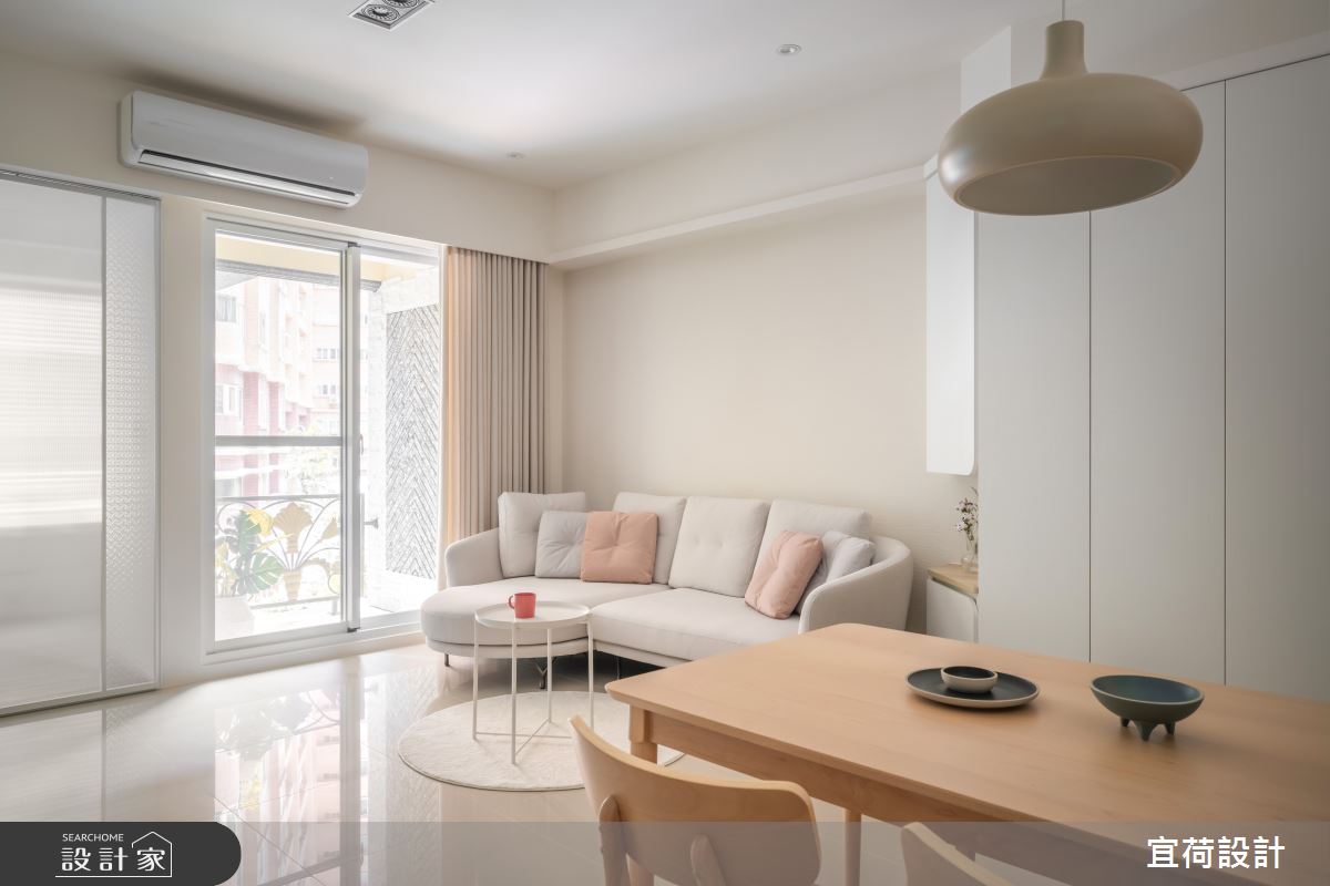 40坪中古屋(5~15年)＿簡約風客廳餐廳案例圖片＿宜荷設計＿宜荷_Cookie&妹妹之8