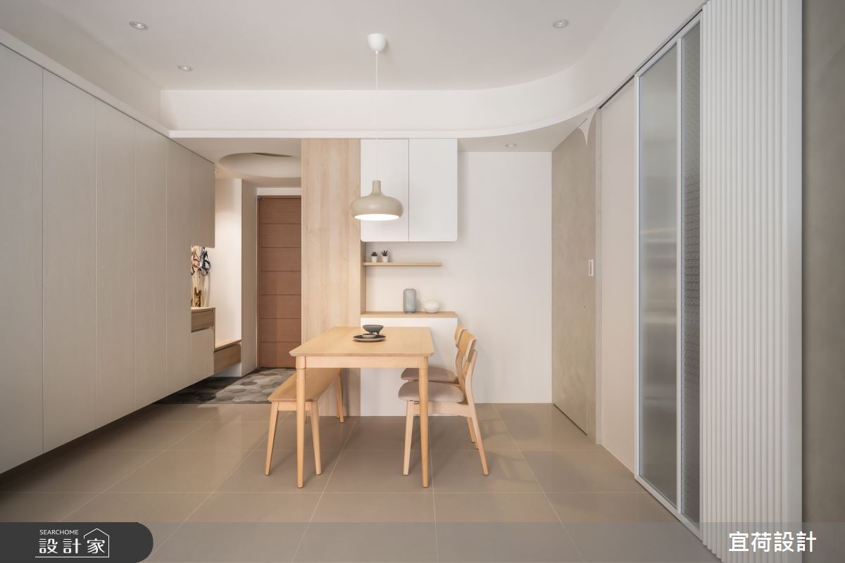 40坪中古屋(5~15年)＿簡約風玄關餐廳案例圖片＿宜荷設計＿宜荷_Cookie&妹妹之22