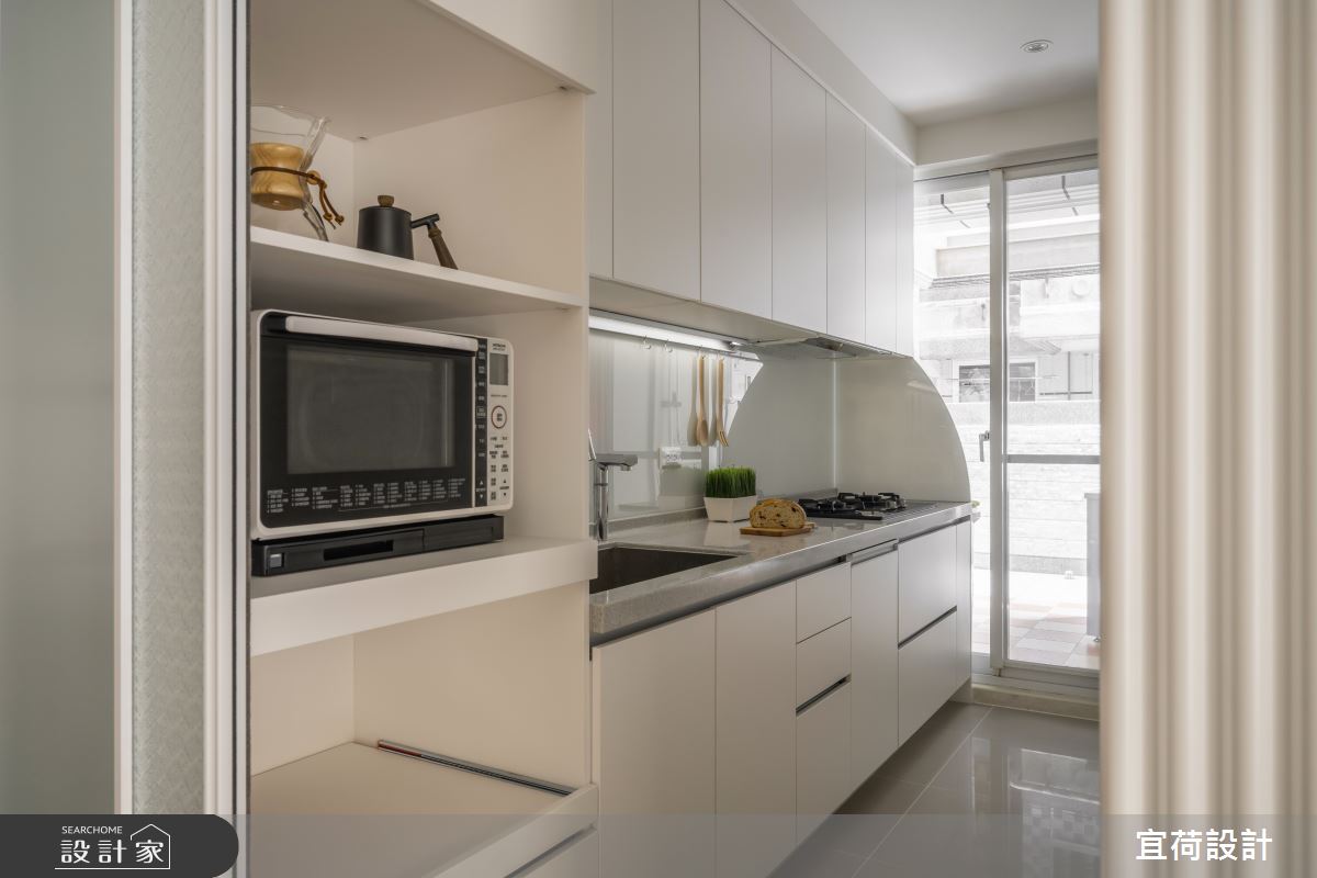 40坪中古屋(5~15年)＿簡約風廚房案例圖片＿宜荷設計＿宜荷_Cookie&妹妹之26