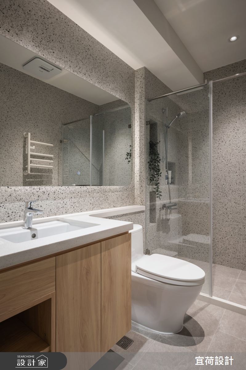 40坪中古屋(5~15年)＿簡約風浴室案例圖片＿宜荷設計＿宜荷_Cookie&妹妹之28