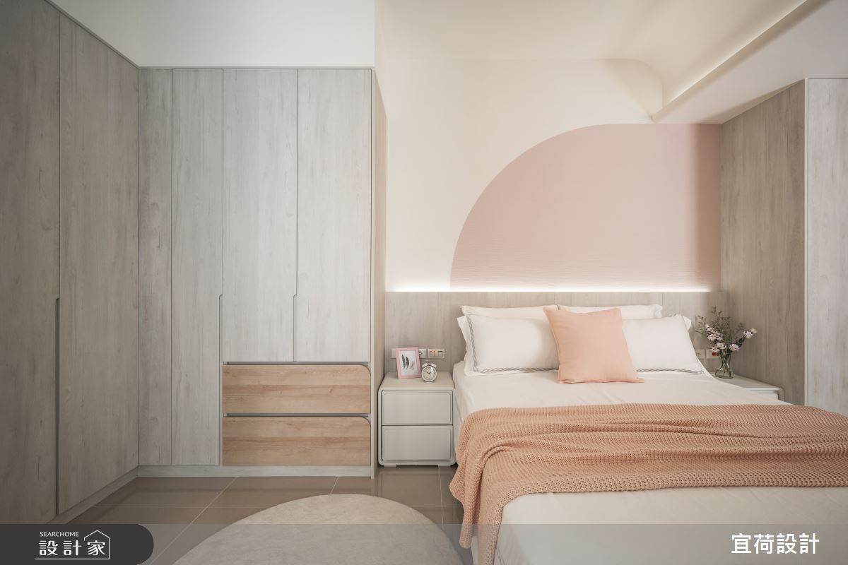 40坪中古屋(5~15年)＿簡約風臥室案例圖片＿宜荷設計＿宜荷_Cookie&妹妹之31