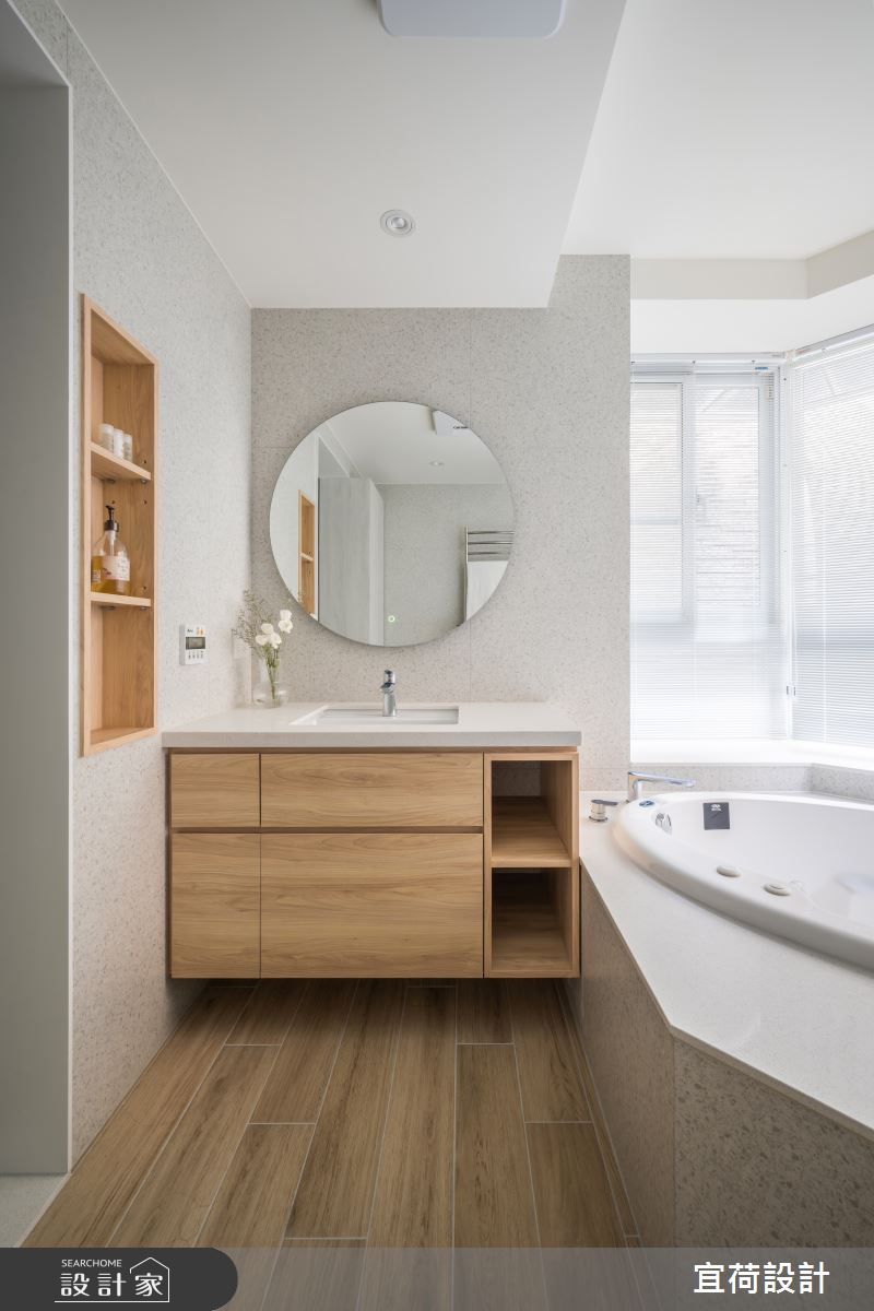 40坪中古屋(5~15年)＿簡約風浴室案例圖片＿宜荷設計＿宜荷_Cookie&妹妹之35