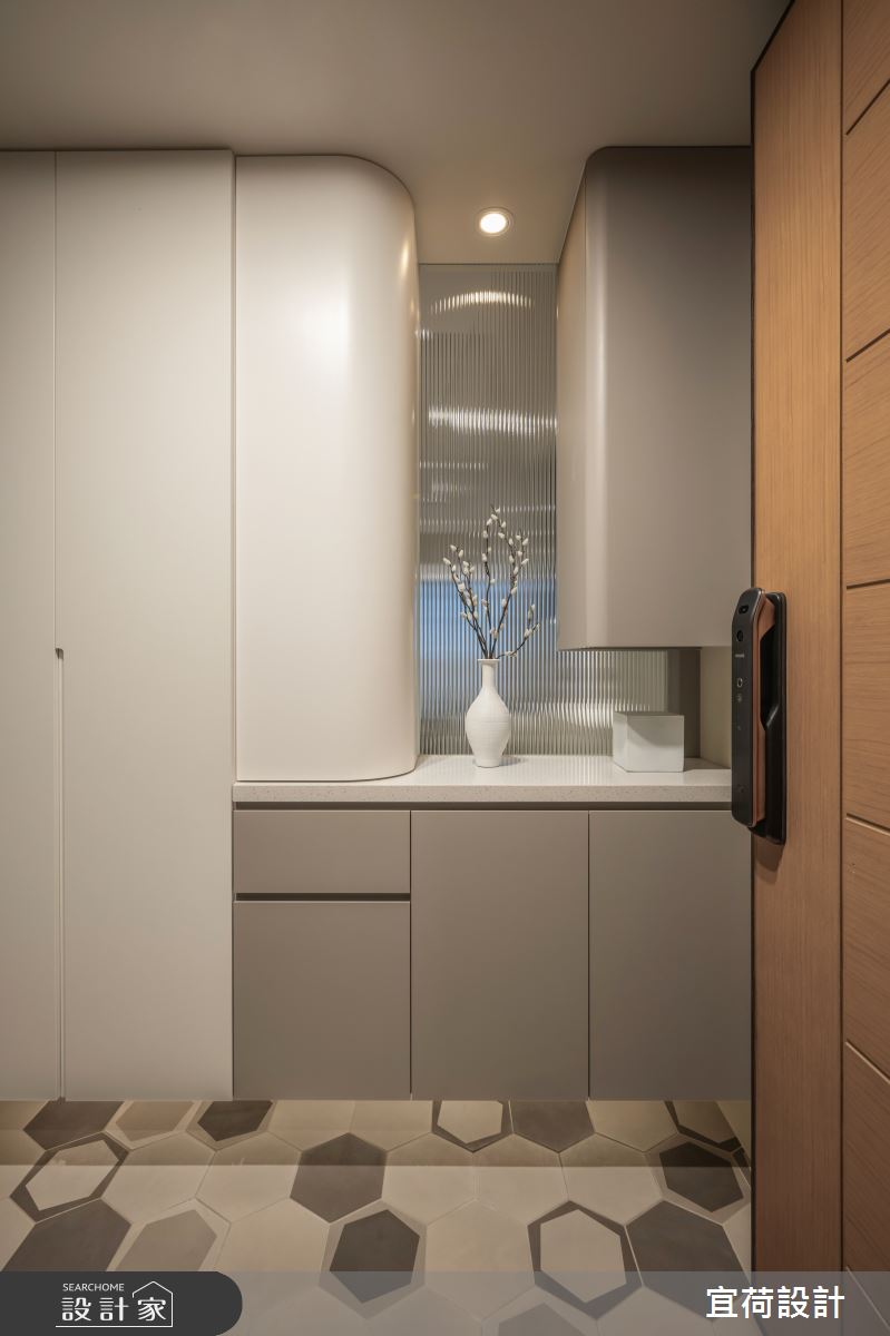 36坪中古屋(5~15年)＿現代風玄關案例圖片＿宜荷設計＿宜荷_靜蘊之1