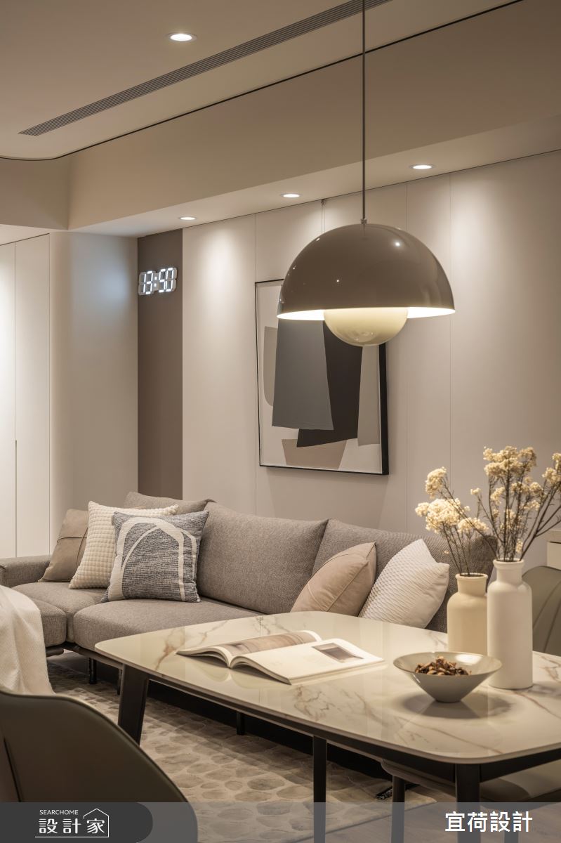 36坪中古屋(5~15年)＿現代風客廳餐廳案例圖片＿宜荷設計＿宜荷_靜蘊之8