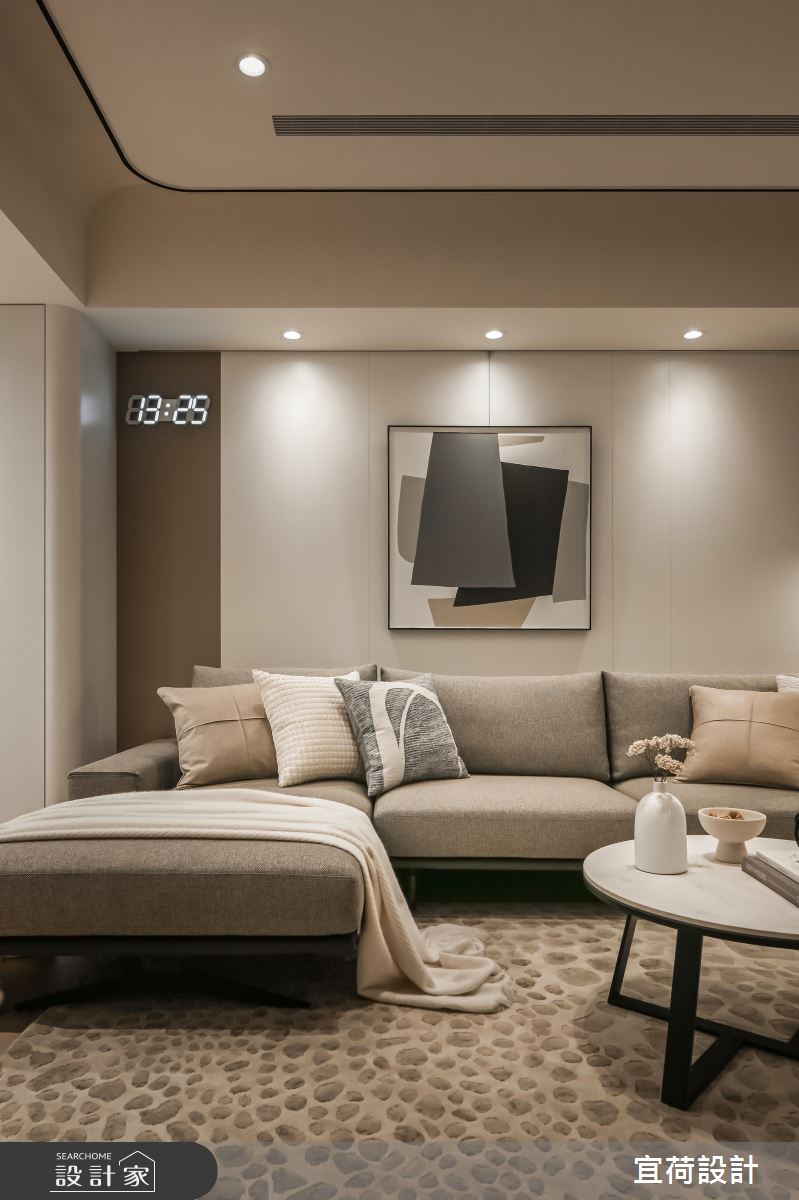 36坪中古屋(5~15年)＿現代風客廳案例圖片＿宜荷設計＿宜荷_靜蘊之14