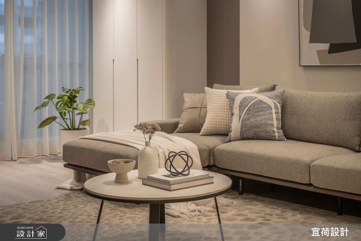 36坪中古屋(5~15年)＿現代風客廳案例圖片＿宜荷設計＿宜荷_靜蘊之15