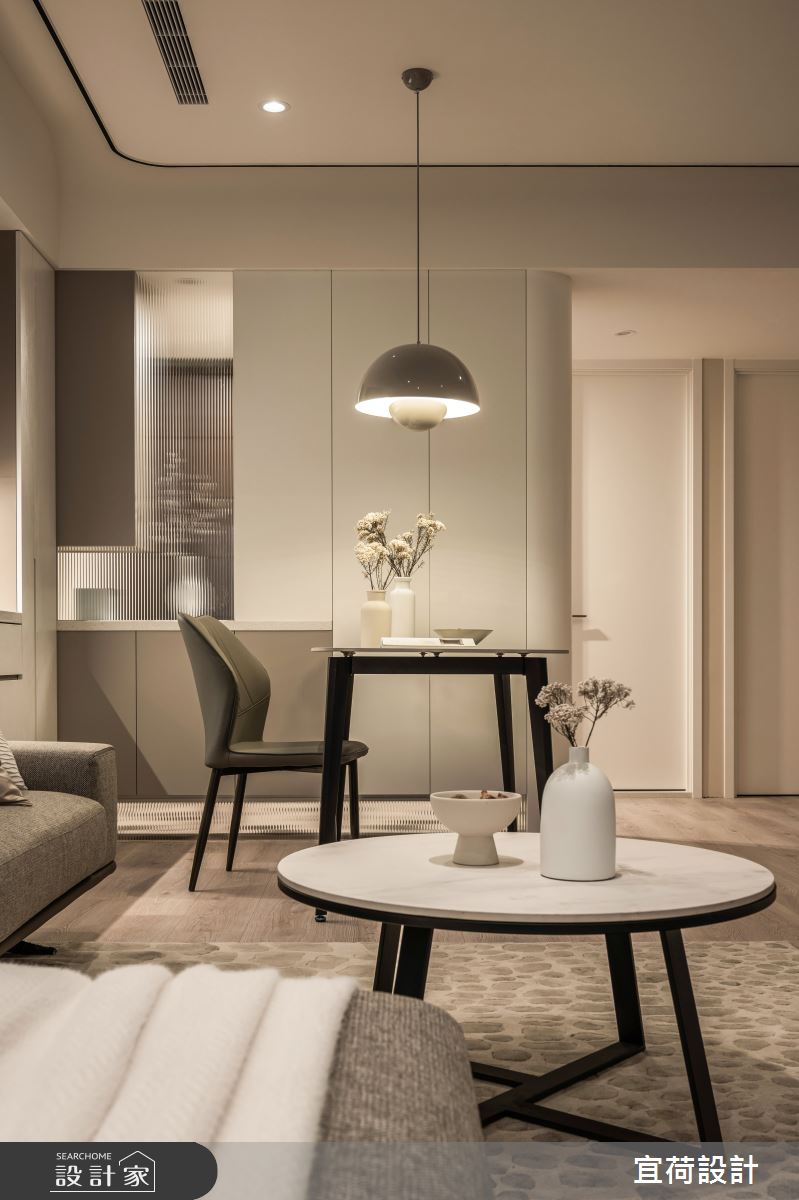 36坪中古屋(5~15年)＿現代風客廳餐廳案例圖片＿宜荷設計＿宜荷_靜蘊之20