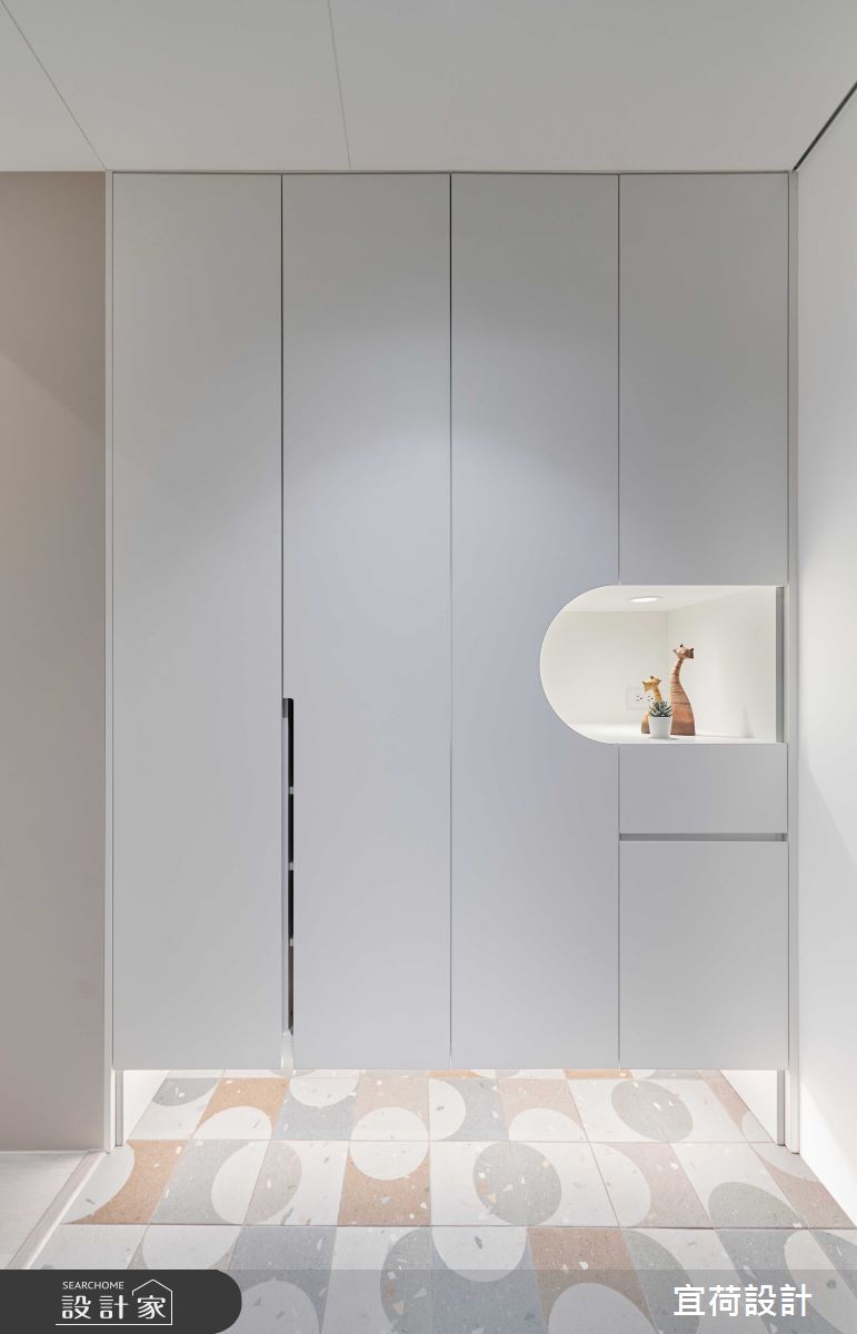 預售屋＿現代風玄關案例圖片＿宜荷設計＿宜荷_暖漾之1