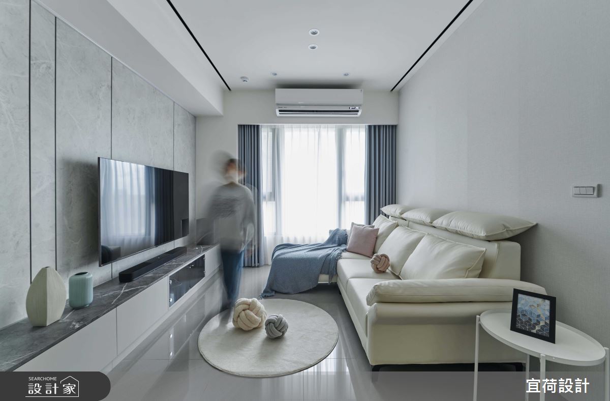 17坪預售屋＿現代風客廳案例圖片＿宜荷設計＿宜荷_晨之4