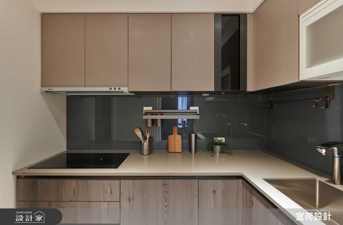 17坪預售屋＿現代風廚房案例圖片＿宜荷設計＿宜荷_晨之20