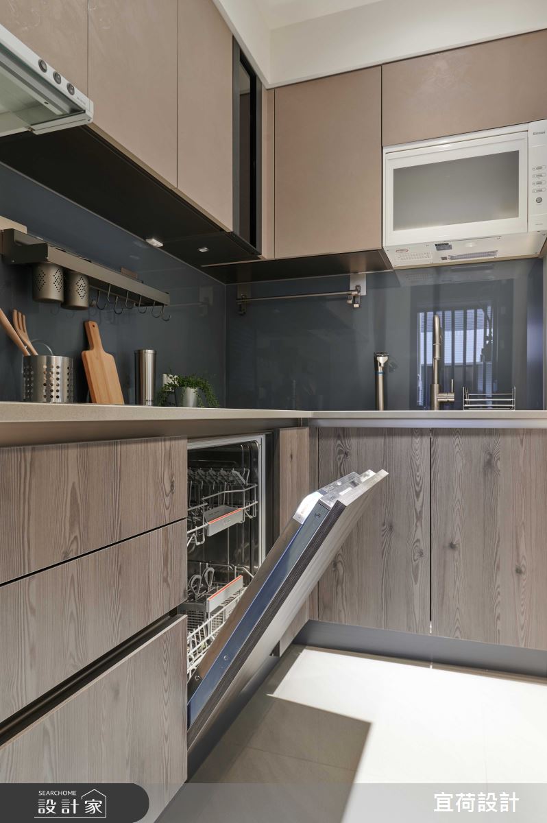 17坪預售屋＿現代風廚房案例圖片＿宜荷設計＿宜荷_晨之22