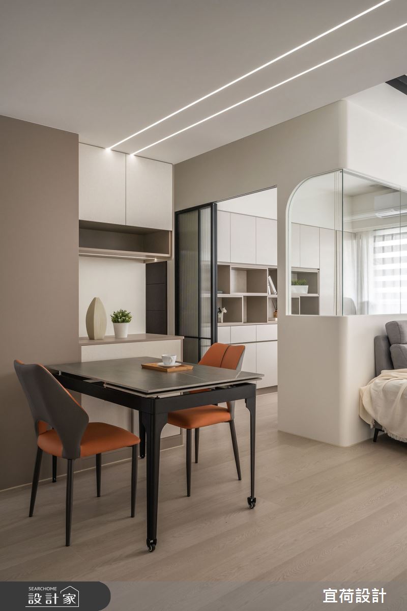 29坪預售屋＿現代風餐廳書房案例圖片＿宜荷設計＿宜荷_蒔光之4