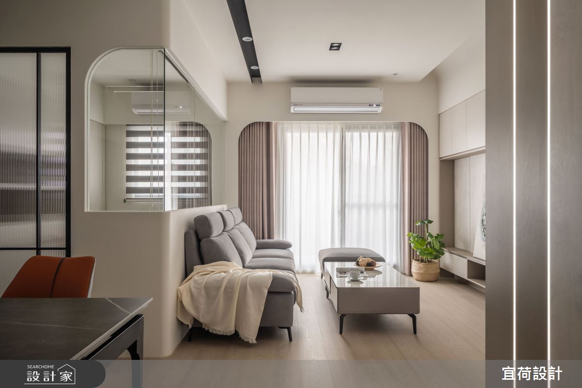 29坪預售屋＿現代風客廳案例圖片＿宜荷設計＿宜荷_蒔光之7