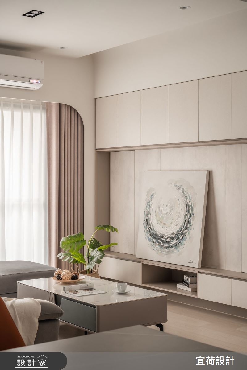 29坪預售屋＿現代風客廳案例圖片＿宜荷設計＿宜荷_蒔光之9