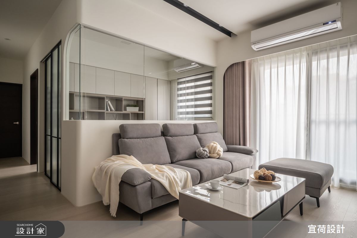 29坪預售屋＿現代風客廳案例圖片＿宜荷設計＿宜荷_蒔光之12