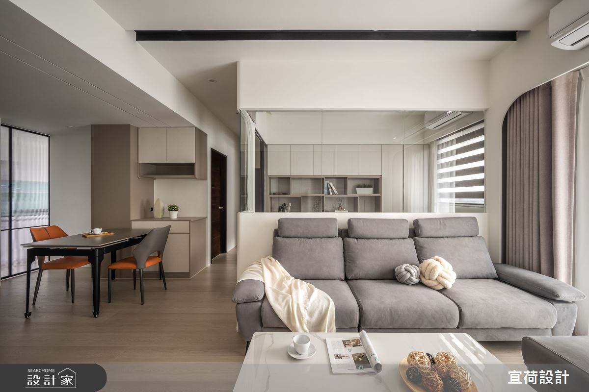 29坪預售屋＿現代風客廳餐廳案例圖片＿宜荷設計＿宜荷_蒔光之13