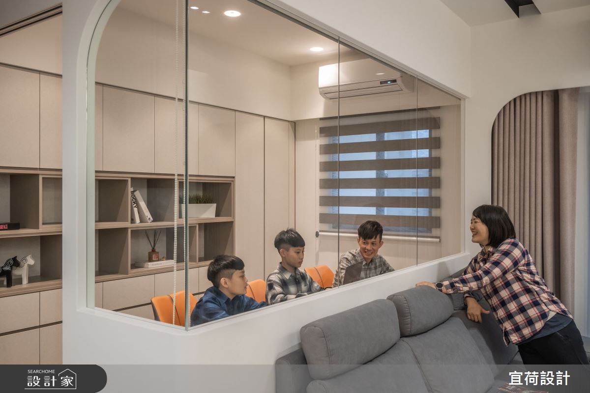 29坪預售屋＿現代風客廳書房案例圖片＿宜荷設計＿宜荷_蒔光之26