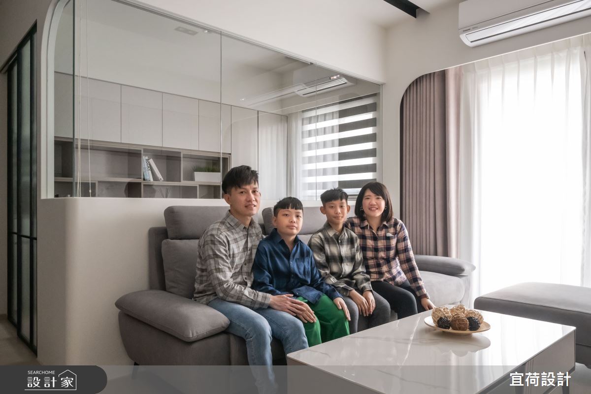29坪預售屋＿現代風客廳案例圖片＿宜荷設計＿宜荷_蒔光之28