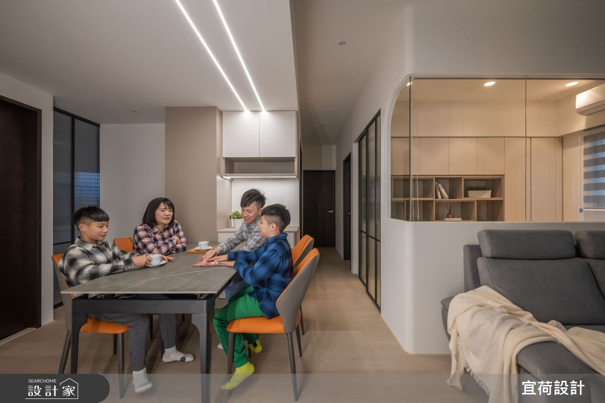 29坪預售屋＿現代風客廳餐廳案例圖片＿宜荷設計＿宜荷_蒔光之30