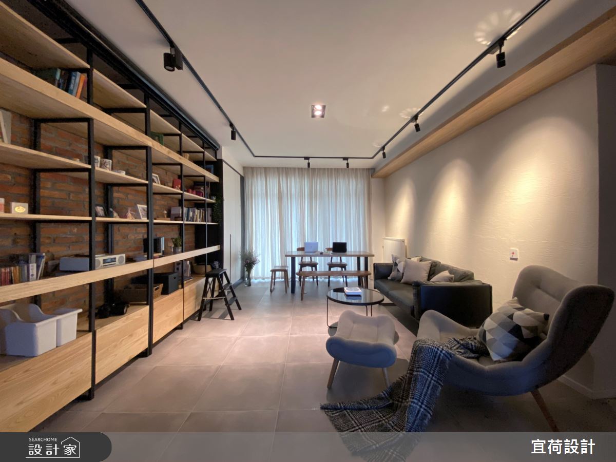 47坪毛胚屋＿混搭風客廳餐廳案例圖片＿宜荷設計＿宜荷_合肥之6