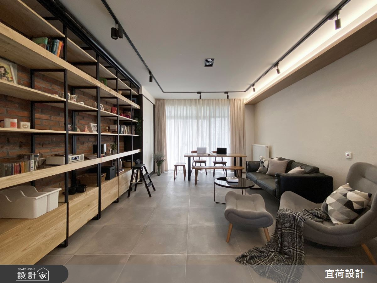 47坪毛胚屋＿混搭風客廳餐廳案例圖片＿宜荷設計＿宜荷_合肥之7