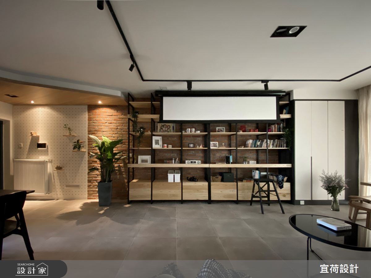 47坪毛胚屋＿混搭風客廳案例圖片＿宜荷設計＿宜荷_合肥之12