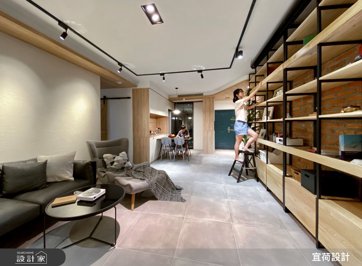 47坪毛胚屋＿混搭風玄關客廳餐廳案例圖片＿宜荷設計＿宜荷_合肥之13