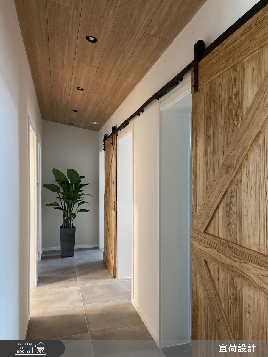 47坪毛胚屋＿混搭風走廊案例圖片＿宜荷設計＿宜荷_合肥之26
