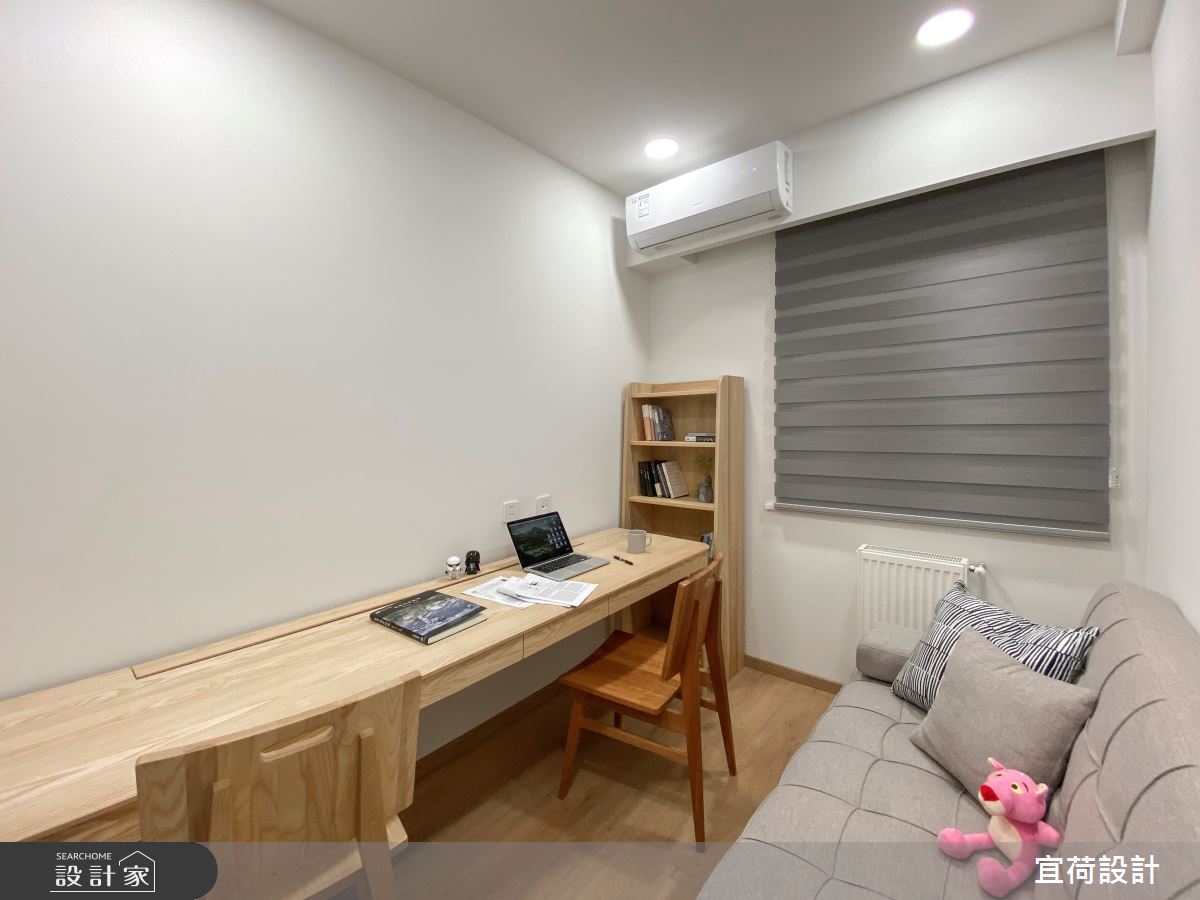 47坪毛胚屋＿混搭風書房案例圖片＿宜荷設計＿宜荷_合肥之31