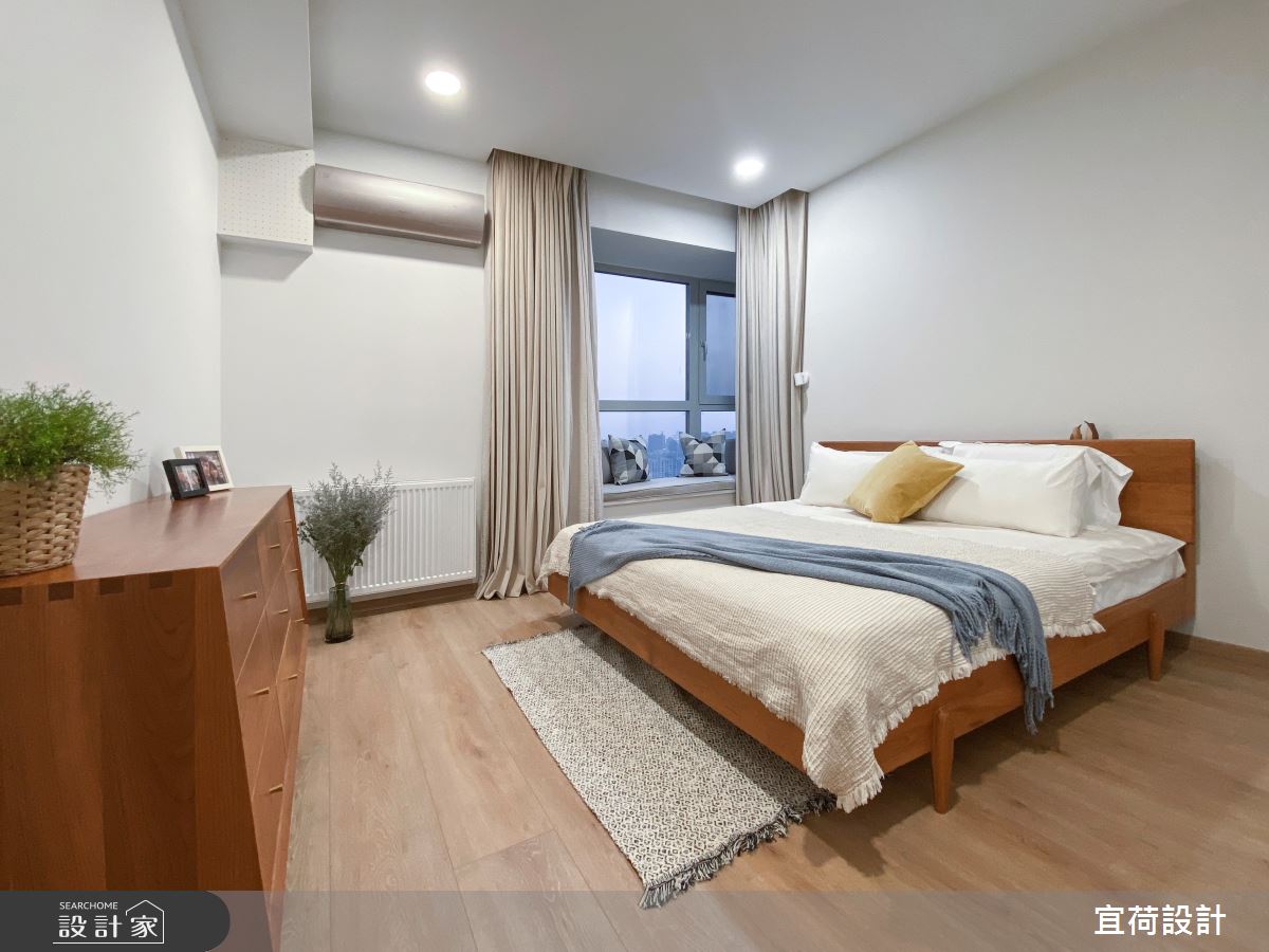 47坪毛胚屋＿混搭風臥室案例圖片＿宜荷設計＿宜荷_合肥之34