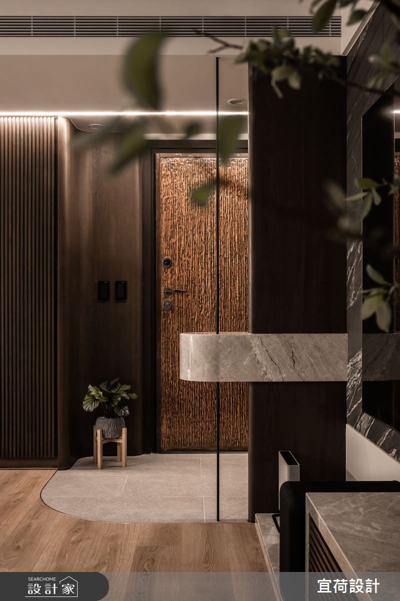 38坪新古屋(10年以下)＿現代風玄關客廳案例圖片＿宜荷設計＿宜荷_Merlot之7